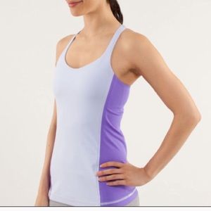 Dark purple/light purple tank top from Lululemon